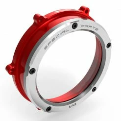 Accessori Vari Coperchio Frizione Ducabike Panigale V4 Rosso Argento