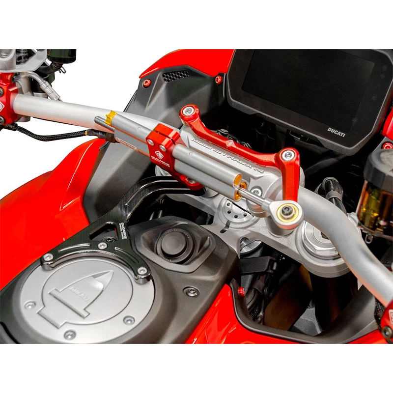 Sterzo Kit Supporto Ducabike Sas16 Rosso 4 Sterzo Kit Supporto Ducabike Sas16 Rosso - immagine 2